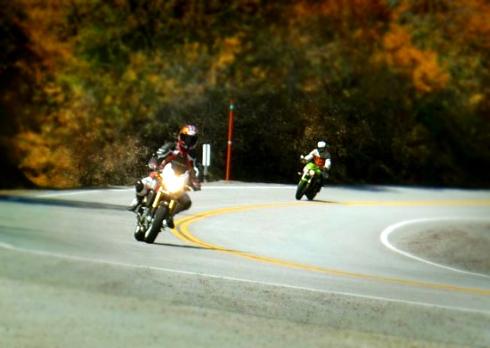 Francisco and I on Angeles Forest Rd.